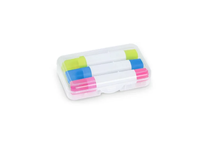 Resaltadores en estuche